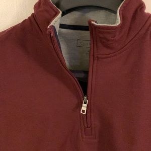 Men’s three-quarter zip light weight sweatshirt